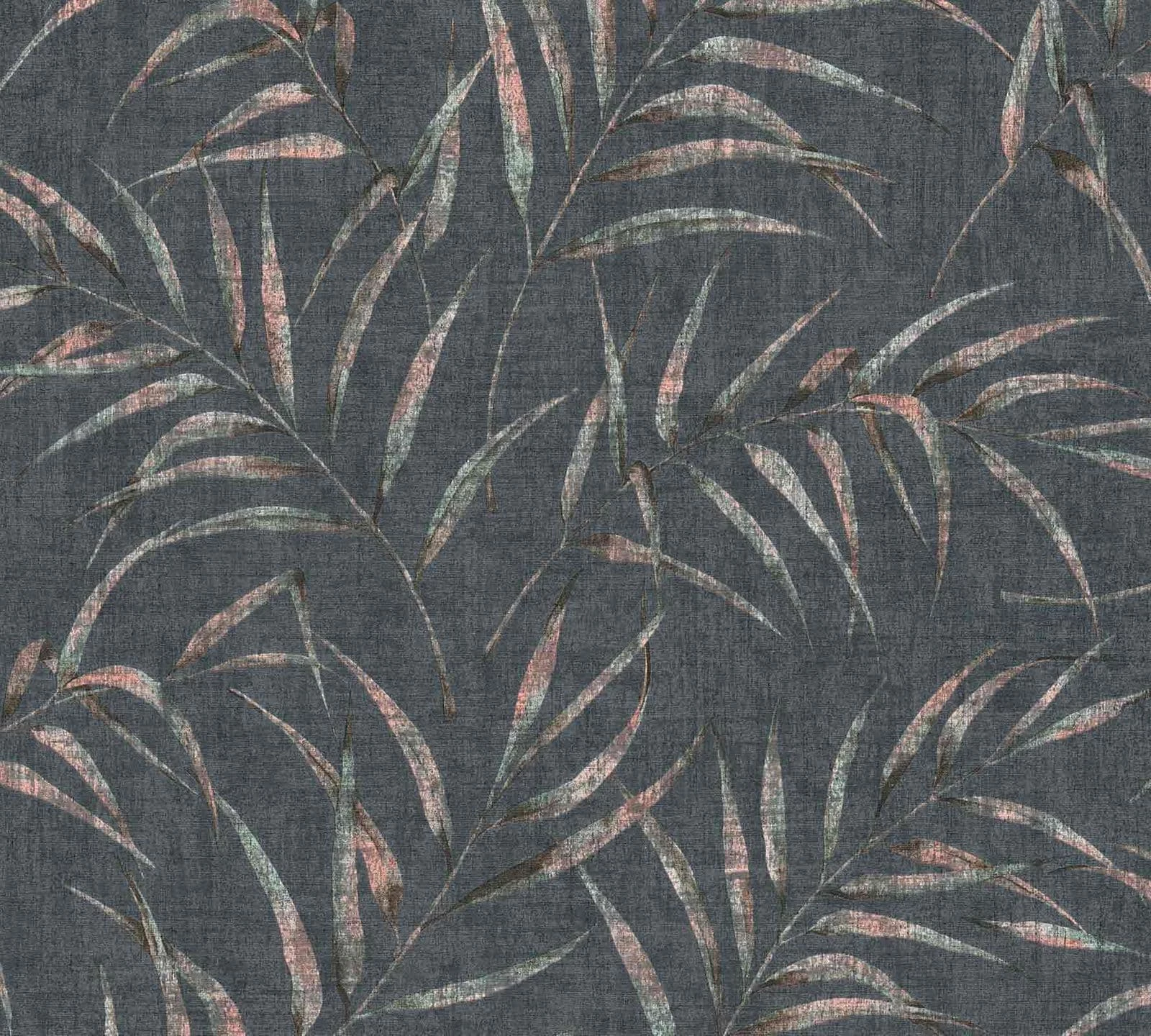 Tapete Vlies Farn Blätter Anthrazit Grün 37335-5 4 Tapete Vlies Farn Blätter Anthrazit Grün 37335-5 – Bild 2