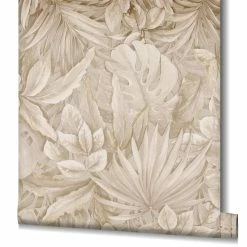 Tapete Vlies Floral Blätter Dschungel Beige Braun 33307 10 Tapete Vlies Floral Blätter Dschungel Beige Braun 33307 -Orex Verkäufe Tapete Vlies Floral Blaetter Dschungel beige braun 33307 63210593 4