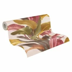 Tapete Vlies Floral Blätter Braun Rot Weiß 37862-2 -Orex Verkäufe Tapete Vlies Floral Blaetter braun rot weiss 37862 2 63206697 4