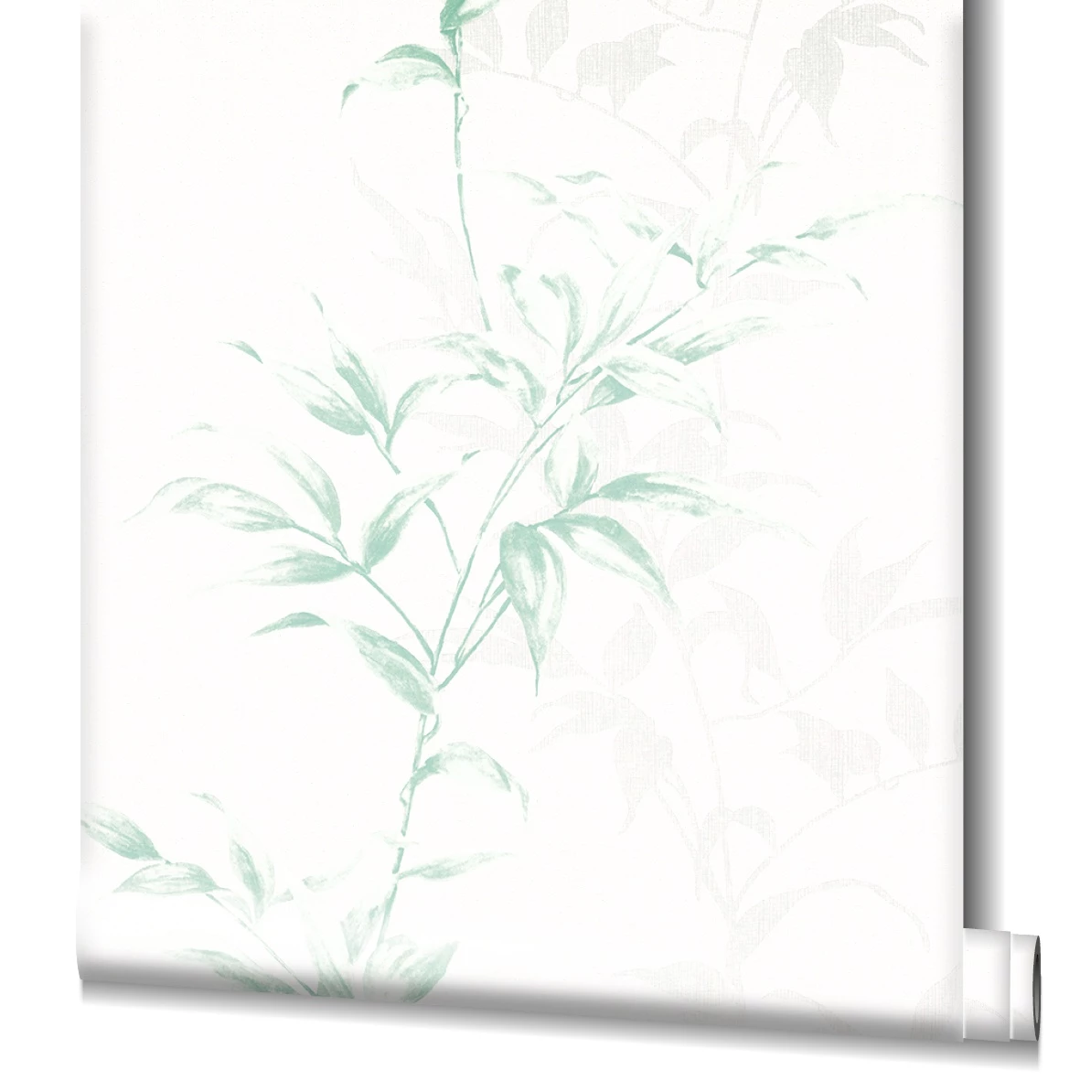 Tapete Vlies Floral Sträucher Weiss Grün Novamur 82222 3 Tapete Vlies Floral Sträucher Weiss Grün Novamur 82222