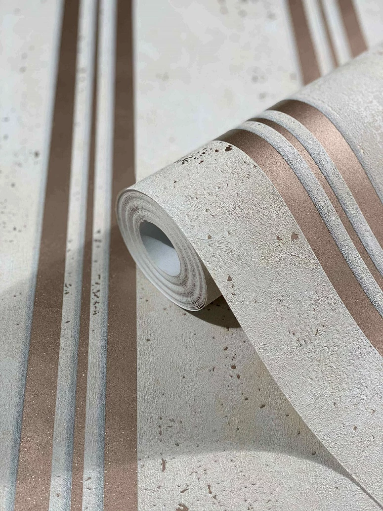 Tapete Vlies Gestreift Metallic Glitzer Greige 32636 3 Tapete Vlies Gestreift Metallic Glitzer Greige 32636