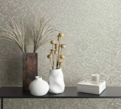 Tapete Vlies Glööckler Blätter Floral Weiss Beige 33412