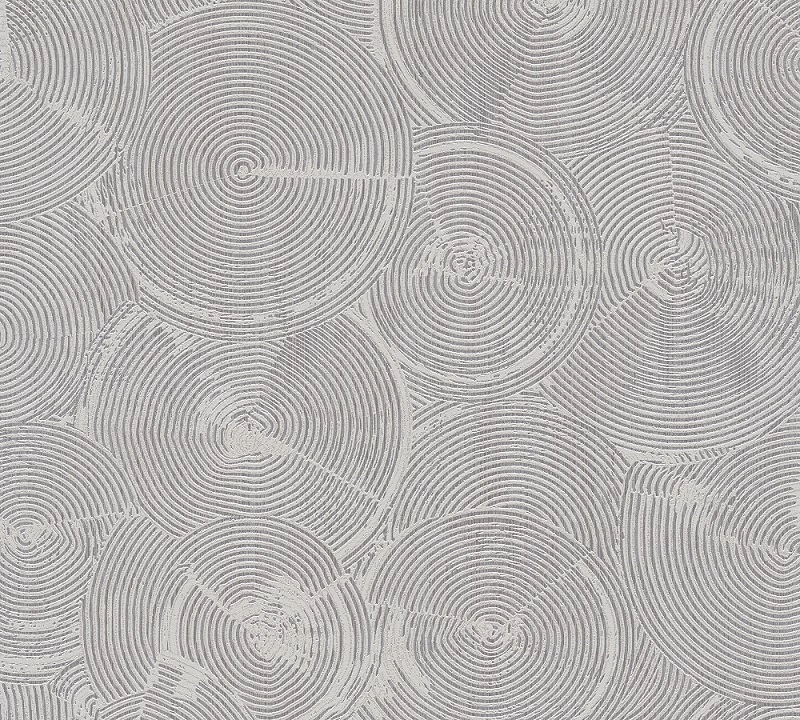 Tapete Vlies Grafisch Kreise Grau Metallic 37900-2 3 Tapete Vlies Grafisch Kreise Grau Metallic 37900-2
