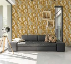 Tapete Vlies Grafisch Rauten Gelb Braun Beige 37533-3 11 Tapete Vlies Grafisch Rauten Gelb Braun Beige 37533-3 -Orex Verkäufe Tapete Vlies Grafisch Rauten gelb braun beige 37533 3 63204377 4