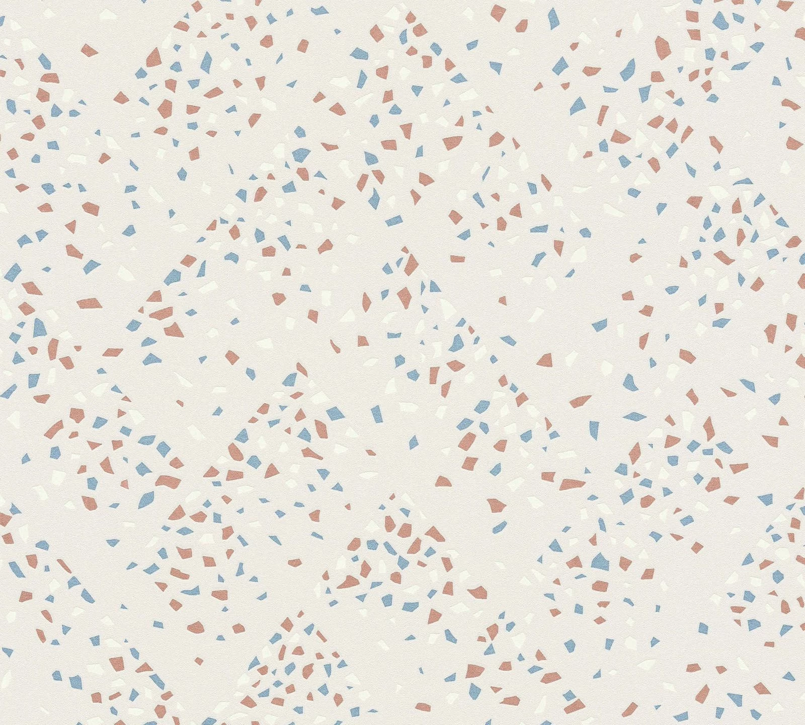 Tapete Vlies Grafisch Grauweiß Kupfer Blau Glanz 37394-3 4 Tapete Vlies Grafisch Grauweiß Kupfer Blau Glanz 37394-3 – Bild 2