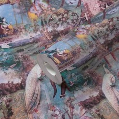 Tapete Vlies Indien Muster Blau Bunt 38173-3 -Orex Verkäufe Tapete Vlies Indien Muster blau bunt 38173 3 63211534 1