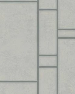 Tapete Vlies Kachel-Optik Taupe Silber Marburg 31750