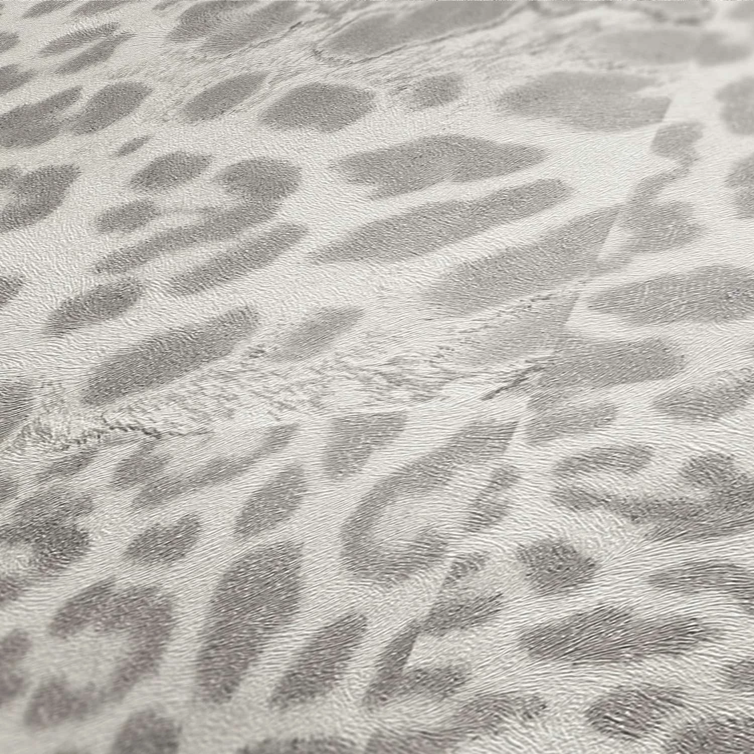 Tapete Vlies Kacheln Leopard Grau Silber Glanz 38523-5 5 Tapete Vlies Kacheln Leopard Grau Silber Glanz 38523-5 – Bild 3