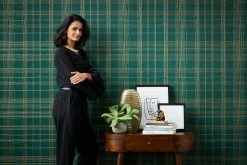 Tapete Vlies Kariert Dunkelgrün Gold Metallic 37919-3 11 Tapete Vlies Kariert Dunkelgrün Gold Metallic 37919-3 -Orex Verkäufe Tapete Vlies Kariert dunkelgruen gold Metallic 37919 3 63206769 2