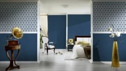 Tapete Vlies Kariert Weiß Blau Tessuto 96197-4 5 Tapete Vlies Kariert Weiß Blau Tessuto 96197-4 -Orex Verkäufe Tapete Vlies Kariert weiss blau Tessuto 96197 4 1