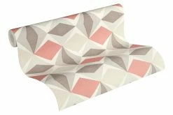 Tapete Vlies Karo-Muster Grafik Rot Grau 95766-6 6 Tapete Vlies Karo-Muster Grafik Rot Grau 95766-6 -Orex Verkäufe Tapete Vlies Karo Muster Grafik rot grau 95766 6 2