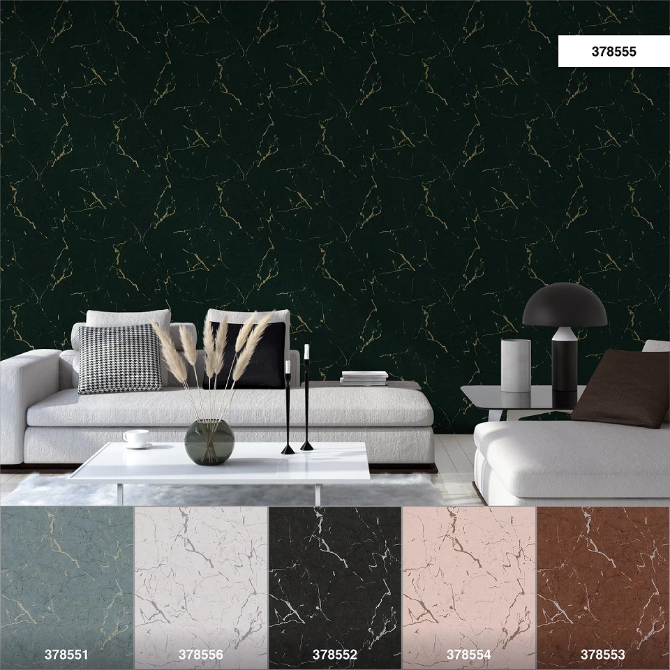 Tapete Vlies Marmor Design Dunkelgrün Gold Glanz 37855-5 8 Tapete Vlies Marmor Design Dunkelgrün Gold Glanz 37855-5 – Bild 6