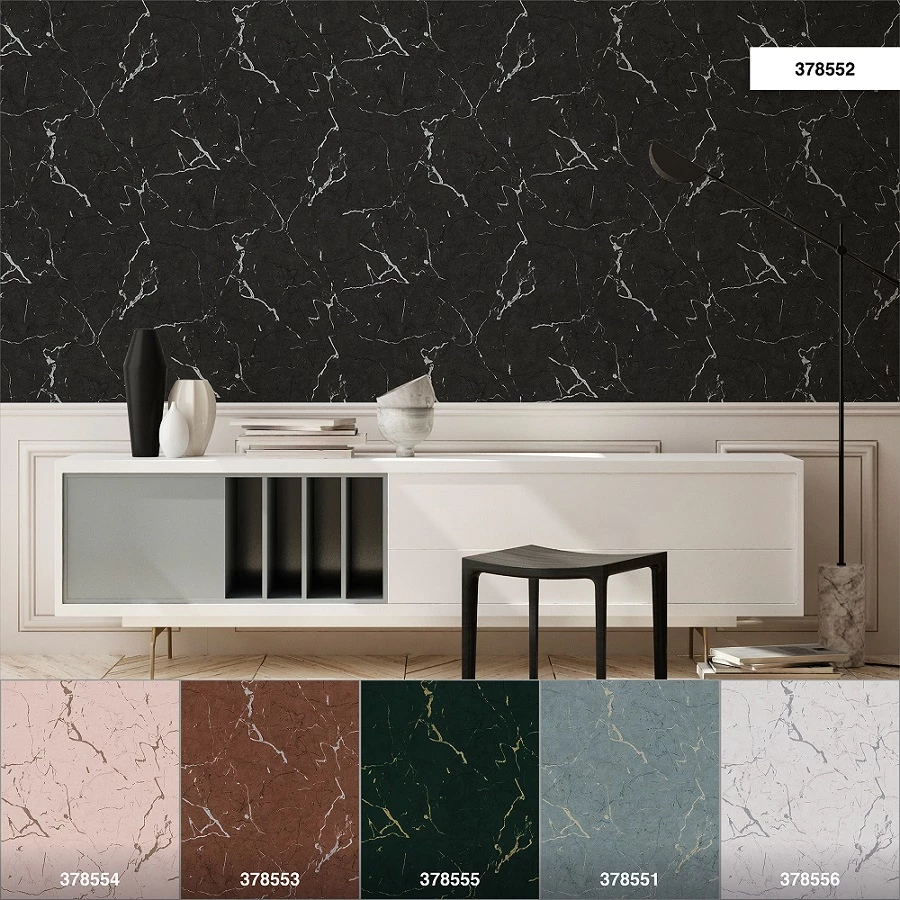 Tapete Vlies Marmor Design Schwarz Silber Glanz 37855-2 8 Tapete Vlies Marmor Design Schwarz Silber Glanz 37855-2 – Bild 6