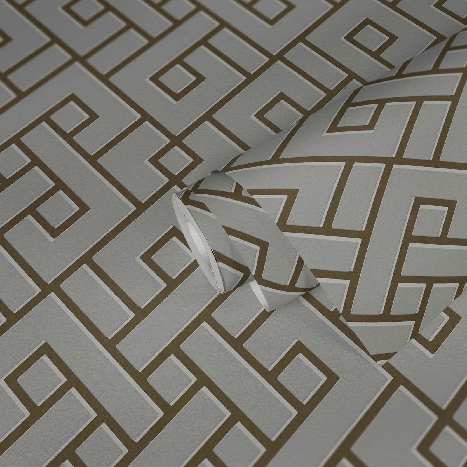 Tapete Vlies Michalsky Geometrisch Grau Weiß 37984-2 4 Tapete Vlies Michalsky Geometrisch Grau Weiß 37984-2 – Bild 2