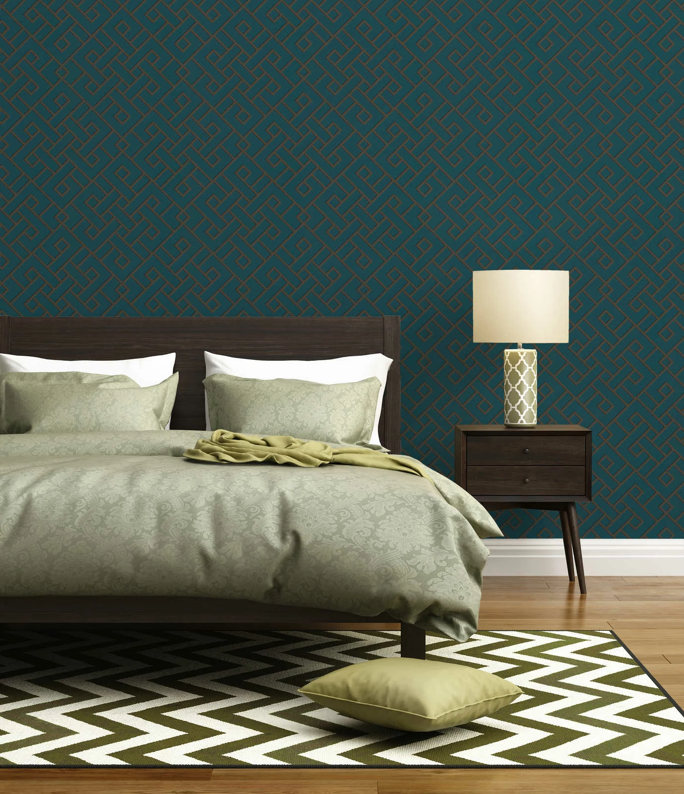 Tapete Vlies Michalsky Geometrisch Grün Schwarz 37984-3 7 Tapete Vlies Michalsky Geometrisch Grün Schwarz 37984-3 – Bild 5