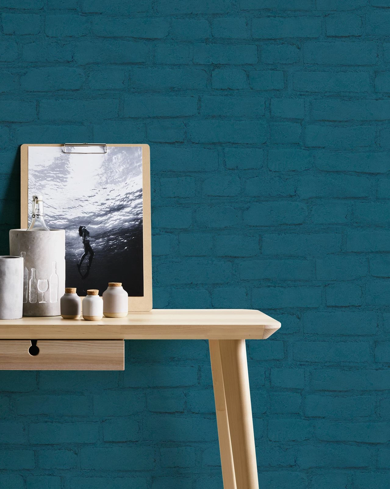 Tapete Vlies Neue Bude 37414-4 Steinmauer Blau 6 Tapete Vlies Neue Bude 37414-4 Steinmauer Blau – Bild 4