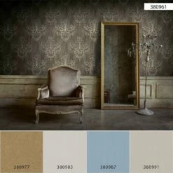 Tapete Vlies Ornamente Barock Braun Blau Weiss 38096-1 -Orex Verkäufe Tapete Vlies Ornamente Barock braun blau weiss 38096 1 63209837 2