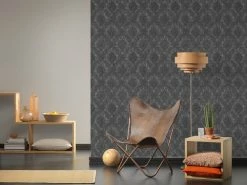 Tapete Vlies Barock Vintage Anthrazit AS Creation 33607-8 -Orex Verkäufe Tapete Vlies Ornamente anthrazit AS Creation 336 1