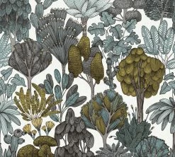 Tapete Vlies Palmen Floral Weiß Grün Grau 37757-3 -Orex Verkäufe Tapete Vlies Palmen Floral weiss gruen grau 37757 3 63208271 2