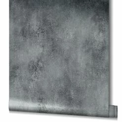 Tapete Vlies Putz-Optik Anthrazit Novamur 82244