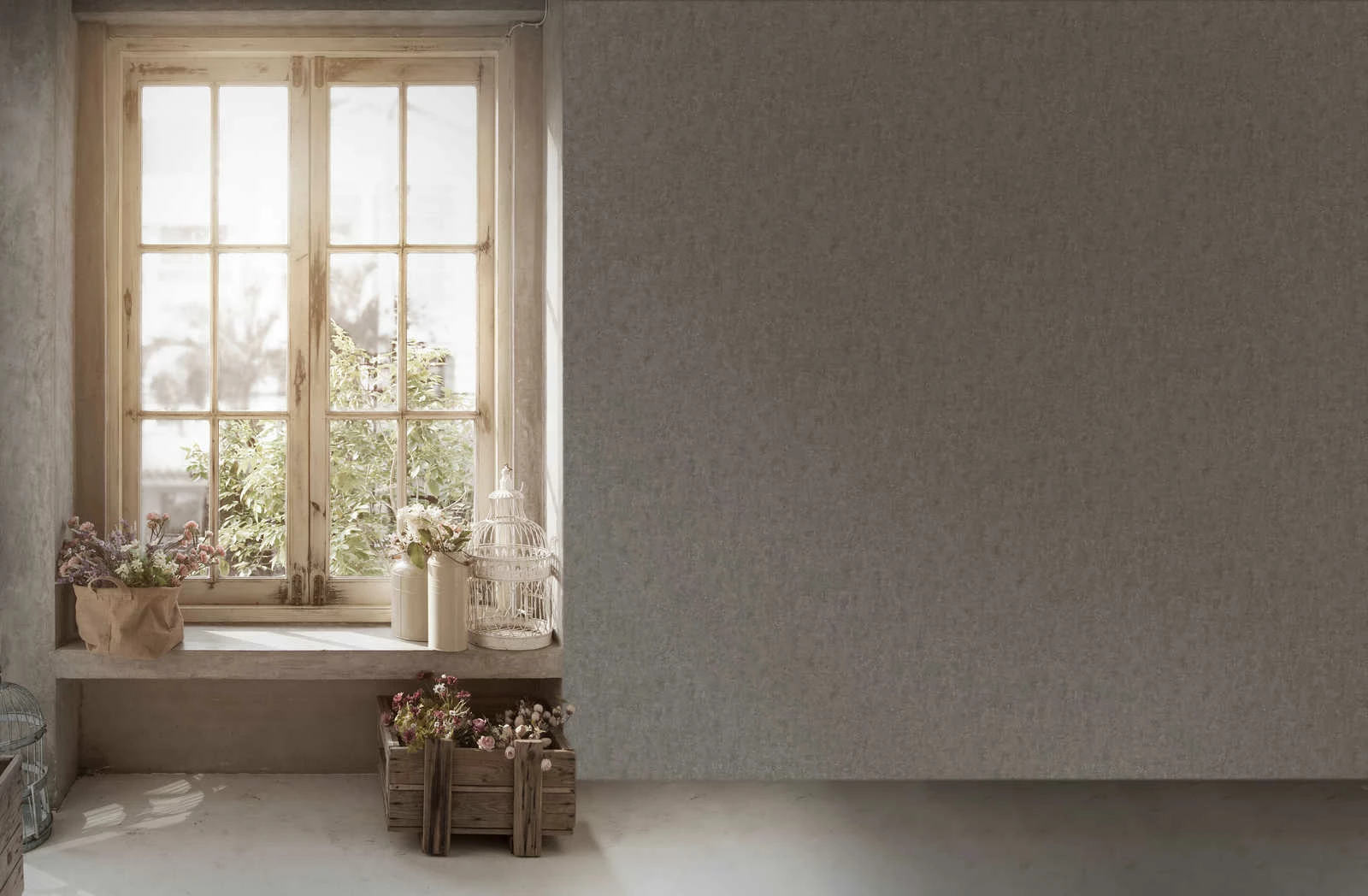 Tapete Vlies Putz-Optik Dunkelgrau 38693-1 7 Tapete Vlies Putz-Optik Dunkelgrau 38693-1 – Bild 5