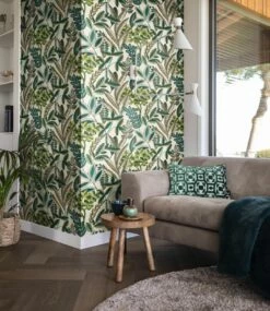 Tapete Vlies Rasch Blätter Botanik Grün Blau Weiß 485523 -Orex Verkäufe Tapete Vlies Rasch Blaetter Botanik gruen blau weiss 485523 63211674 1