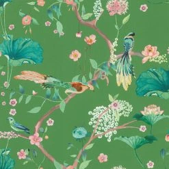 Tapete Vlies Rasch Blätter Vögel Grün Rosa 539455 -Orex Verkäufe Tapete Vlies Rasch Blaetter Voegel gruen rosa 539455 63208796 1