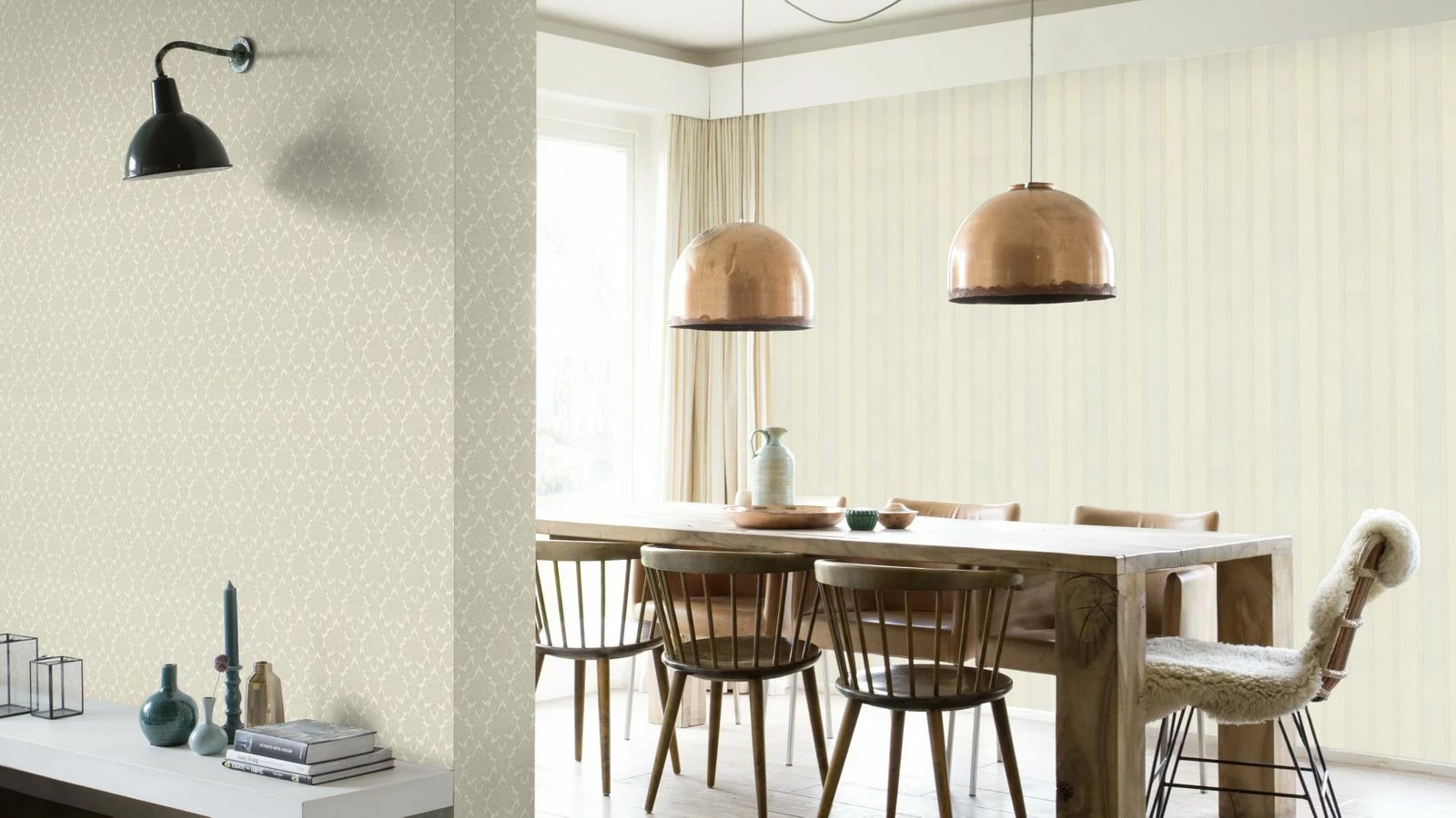 Tapete Vlies Rasch Blockstreifen Weiß Grau Gold 421026 5 Tapete Vlies Rasch Blockstreifen Weiß Grau Gold 421026 – Bild 3