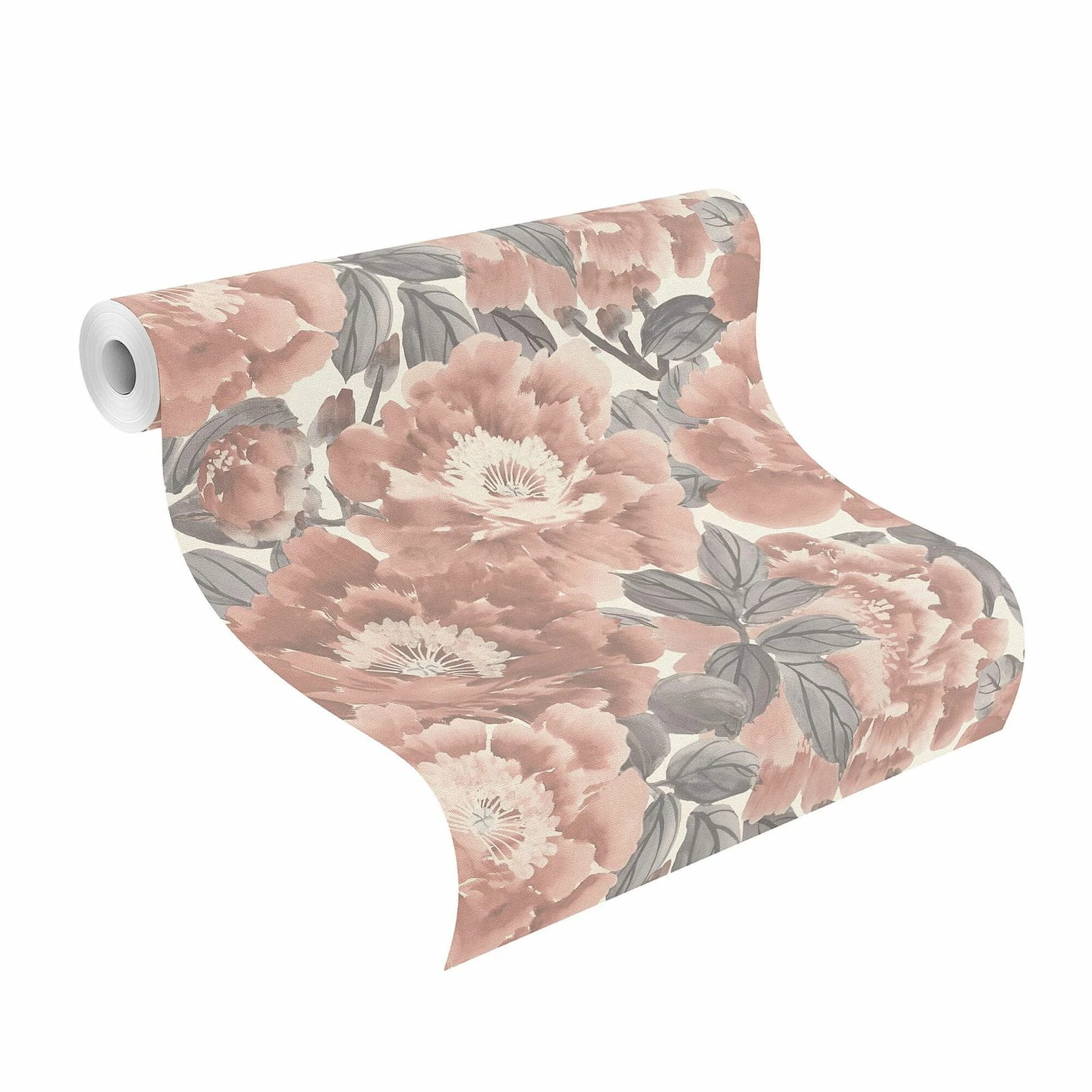 Tapete Vlies Rasch Blumen Floral Altrosa Grau 408331 3 Tapete Vlies Rasch Blumen Floral Altrosa Grau 408331