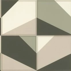 Tapete Vlies Rasch Leder-Kacheln Dunkelgrün Weiß 419245 -Orex Verkäufe Tapete Vlies Rasch Leder Kacheln dunkelgruen weiss 419245 63207348 2