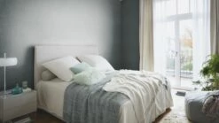 Tapete Vlies Rasch Leinen Struktur Blau Gold 484281 -Orex Verkäufe Tapete Vlies Rasch Leinen Struktur blau gold 484281 63211634 1