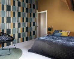 Tapete Vlies Rasch Patchwork Grafik Blau Braun 484441 5 Tapete Vlies Rasch Patchwork Grafik Blau Braun 484441 -Orex Verkäufe Tapete Vlies Rasch Patchwork Grafik blau braun 484441 63211637 1