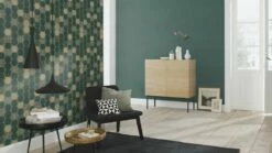 Tapete Vlies Rasch Uni Leinen Dunkelgrün 531459 -Orex Verkäufe Tapete Vlies Rasch Uni Leinen dunkelgruen 531459 63208785 1