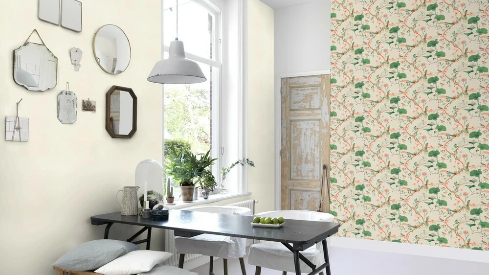 Tapete Vlies Rasch Uni Leinen Weiß 531404 6 Tapete Vlies Rasch Uni Leinen Weiß 531404 – Bild 4