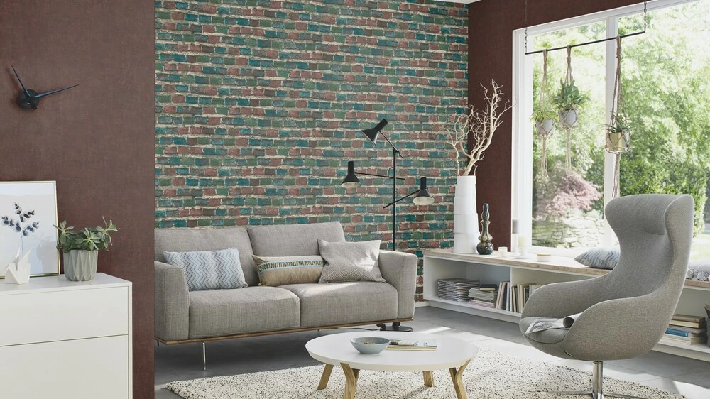 Tapete Vlies Rasch Uni Putz Rost Rot-braun 429336 6 Tapete Vlies Rasch Uni Putz Rost Rot-braun 429336 – Bild 4