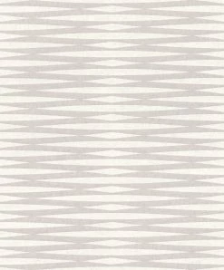 Tapete Vlies Rauten Grafisch Graubeige Metallic 298733