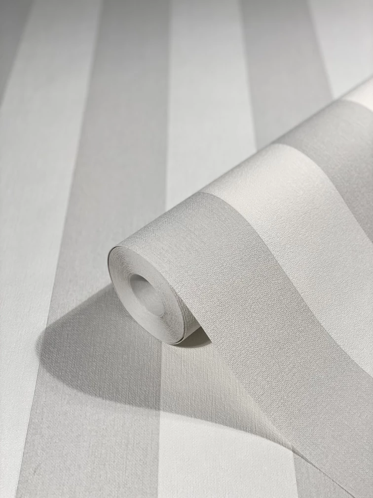 Tapete Vlies Streifen Hellgrau Weiss Novamur 82258 5 Tapete Vlies Streifen Hellgrau Weiss Novamur 82258 – Bild 3