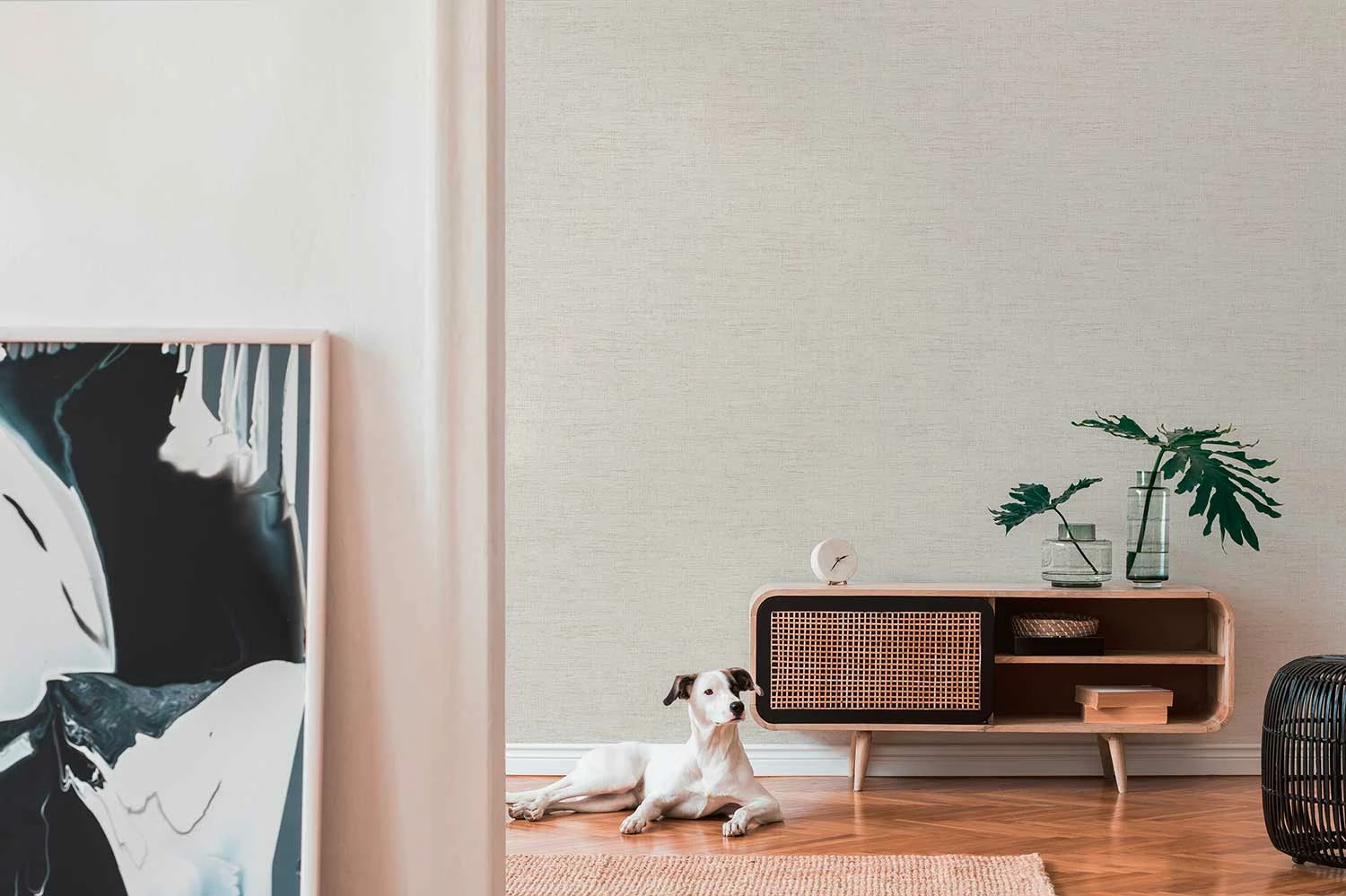 Tapete Vlies Struktur Bast Creme-beige 38527-5 3 Tapete Vlies Struktur Bast Creme-beige 38527-5