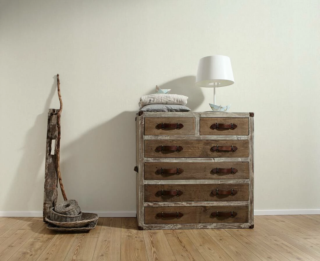 Tapete Vlies Struktur Einfarbig Weiß 37268-1 4 Tapete Vlies Struktur Einfarbig Weiß 37268-1 – Bild 2