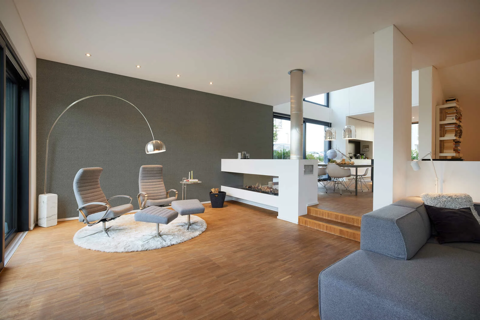 Tapete Vlies Struktur Meliert Dunkelgrau Gold 38702-5 5 Tapete Vlies Struktur Meliert Dunkelgrau Gold 38702-5 – Bild 3