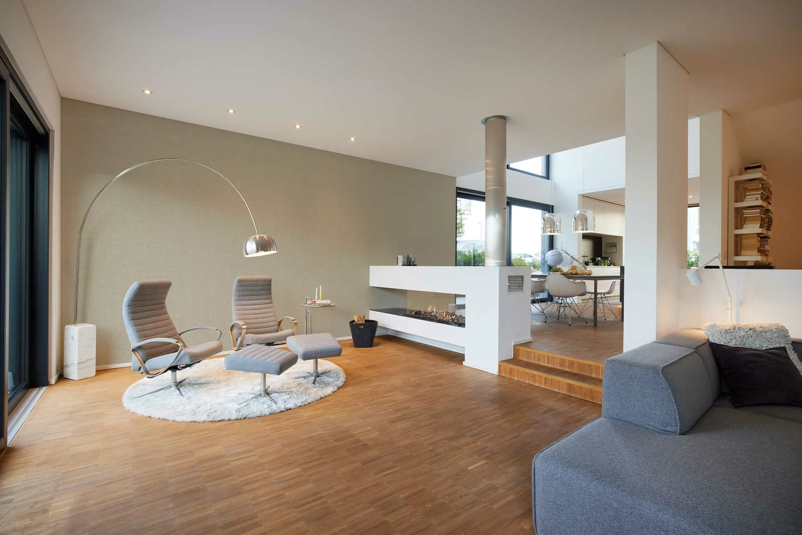 Tapete Vlies Struktur Meliert Grau Gold 38702-4 5 Tapete Vlies Struktur Meliert Grau Gold 38702-4 – Bild 3