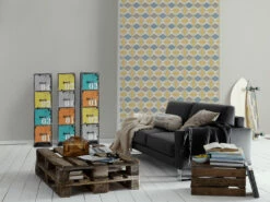 Tapete Vlies 30526-7 Uni-Design Strukturiert Graubeige -Orex Verkäufe Tapete Vlies Uni Design Struktur graubeige 30526 1