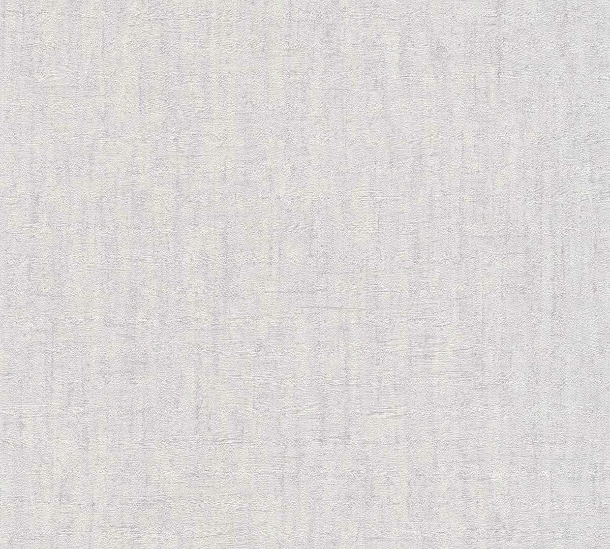 Tapete Vlies Uni Vintage Weiß-grau Glanz 38205-5 4 Tapete Vlies Uni Vintage Weiß-grau Glanz 38205-5 – Bild 2