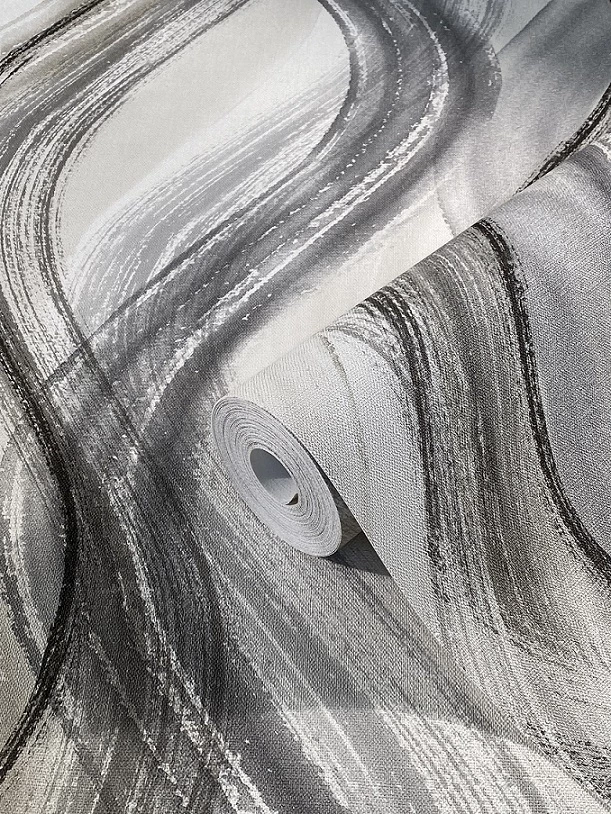 Tapete Vlies Wellen-Design Grau Beige Shades 32446 5 Tapete Vlies Wellen-Design Grau Beige Shades 32446 – Bild 3