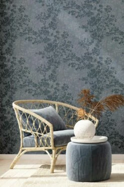Tapete Vlies Zweige Mit Blüten Blau Creme 37397-4 -Orex Verkäufe Tapete Vlies Zweige mit Blueten blau creme 37397 4 63202500