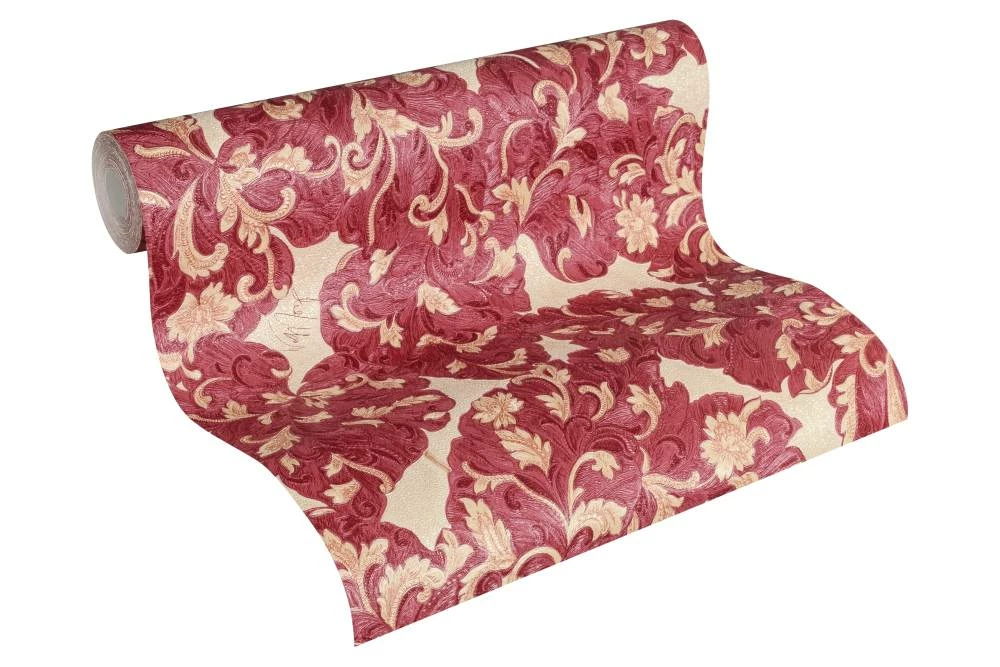 Wolfgang Joop Tapete Ranken Rot-violett Glanz 33869-5 4 Wolfgang Joop Tapete Ranken Rot-violett Glanz 33869-5 – Bild 2