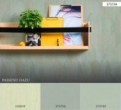 Tapete Vlies Feder-Motiv Grau Grün Braun 37373-4 -Orex Verkäufe Tapete aus Vlies Feder Motiv grau gruen braun 373734 63202880 2