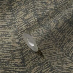 Tapete Vlies Fischgrät Grafisch Dunkelgrau Braun 38697-1 -Orex Verkäufe Tapeten Musterartikel 38697 1 63211201