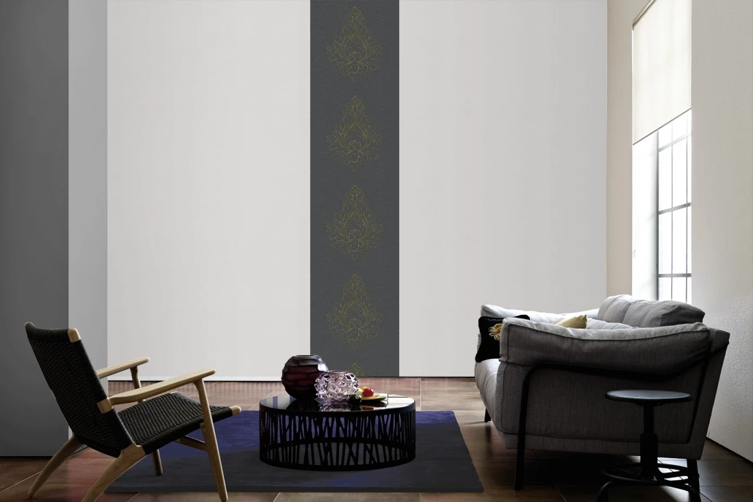 Tapeten Panel Architects Paper Schwarz Glanz 96982-4 4 Tapeten Panel Architects Paper Schwarz Glanz 96982-4 – Bild 2