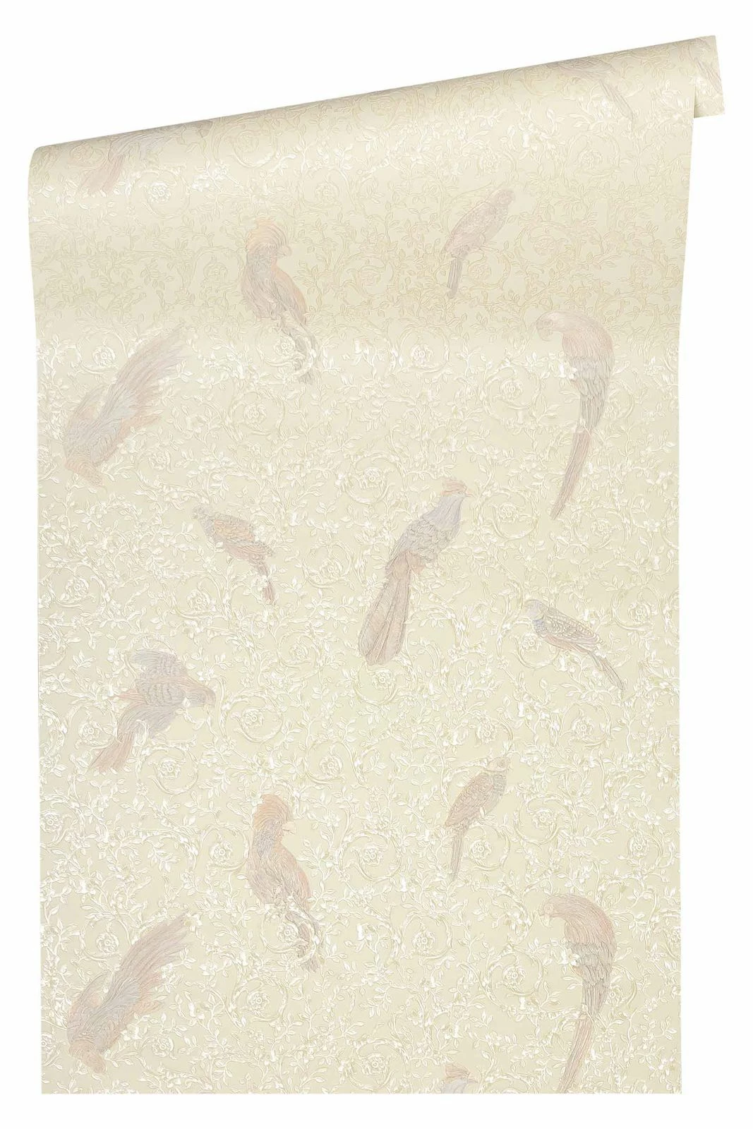 Versace Home Tapete Barock Vögel Creme Metallic 370535 5 Versace Home Tapete Barock Vögel Creme Metallic 370535 – Bild 3